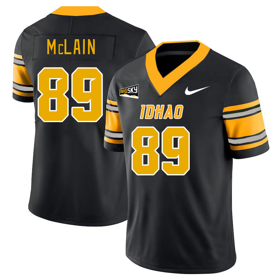 Men-Youth #89 Matyus McLain Idaho Vandals 2023 College Football Jerseys Stitched-Black